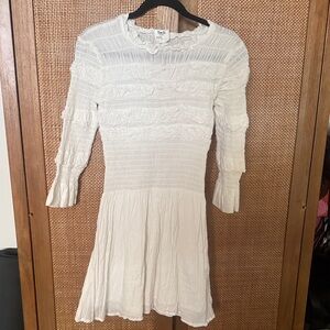 Tach White Mini Dress